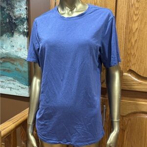 lululemon athletica Blue Short Sleeve Tee